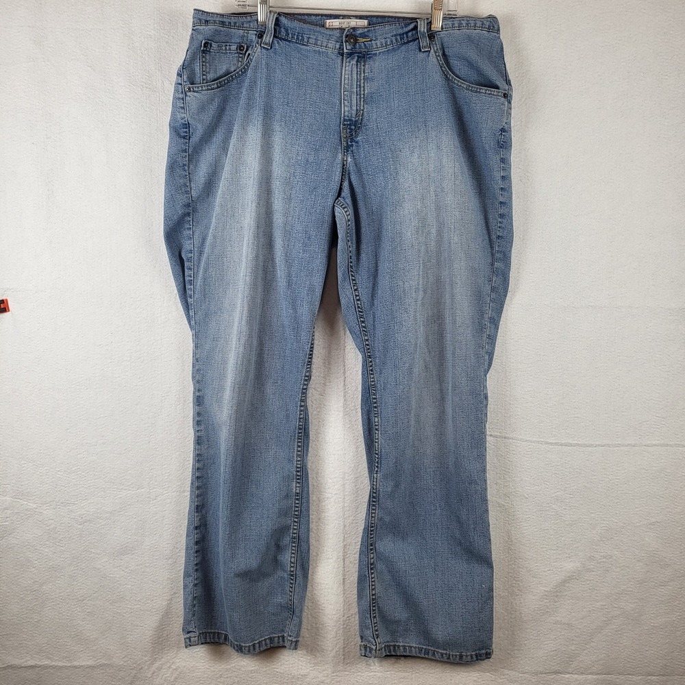 Levi Strauss Signature Women Boot Cut Jeans‎ Medium Wash Denim Size 18 Medium